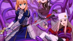 Anime tentacles saber anime girls fate zero mahou shoujo madoka 