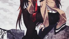 Anime tie makise kurisu steins gate redheads