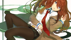 Anime tie Shorts anime girls tights makise kurisu steins gate 
