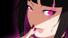 Anime tongue purple eyes street fighter Super Street Fighter IV 