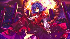Anime touhou anime girls yasaka kanako fantasy girl Capura.L