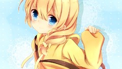 Anime Trap blondes blush long hair anime girls blue eyes short 