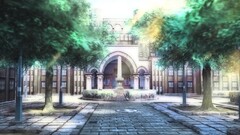 Anime Trees outdoors building