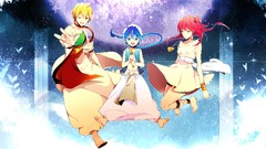 Anime trio Pillars flute sparkles magi the labyrinth of magic 