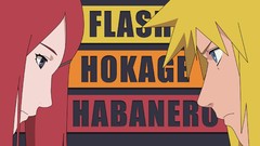 Anime Typography yondaime naruto shippuden uzumaki kushina 