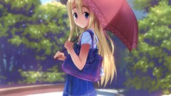Anime Umbrellas anime girls k - on kotobuki tsumugi