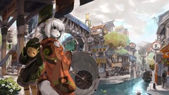 Anime Umbrellas artwork fantasy art