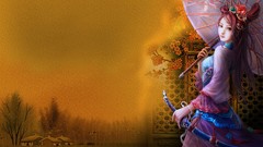 Anime Umbrellas Traditional artwork