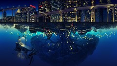 Anime urban rivers