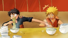 Anime uzumaki naruto monkey d luffy naruto shippuden ramen 