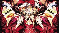 Anime Vampires anime girls touhou flandre scarlet banpai akira 