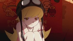 Anime Vampires blondes anime girls bakemonogatari yellow eyes 