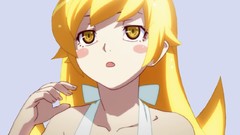 Anime Vampires blondes blush anime girls yellow eyes open mouth 