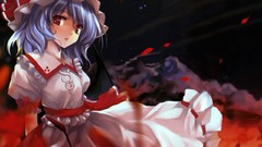 Anime Vampires remilia scarlet misaki kurehito touhou video 