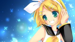 Anime vocaloid kagamine rin