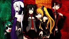 Anime vocaloid yowane haku hachune miku akita neru soft shading 