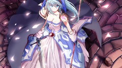 Anime Warriors Swords cleavage