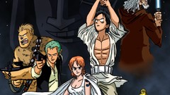 Anime wars Manga star wars comics monkey d luffy Chopper Nico 