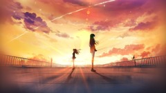 Anime White Album schoolgirls anime girls artwork visual