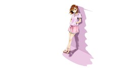 Anime white background anime girls misaka mikoto toaru majutsu 