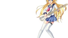 Anime white background anime girls school uniforms angel beats 