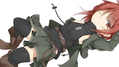 Anime white background anime girls Simple Background