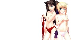Anime white background saber anime girls fate stay night 