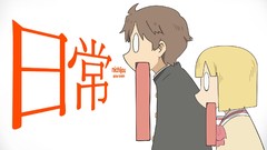 Anime white background school uniforms short hair Nichijou 