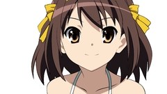 Anime white background suzumiya haruhi the melancholy of haruhi 