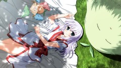 Anime white hair anime girls