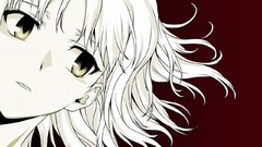 Anime white hair anime girls