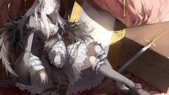 Anime white hair anime girls rozen maiden gothic lolita lolita 