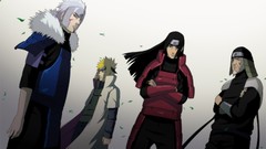 Anime white hair red eyes blondes blue eyes black hair black 