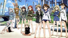 Anime white hair sitting Beaches legs blondes long hair anime 