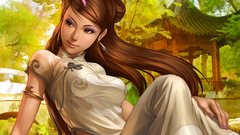 Anime Women nature Japanese