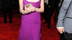Anna kendrick purple dress