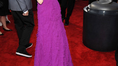 Anna kendrick purple dress