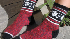 Anna skull socks girl