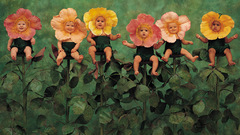 Anne geddes funny Flowers