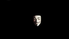 Anonymous masks Guy Fawkes