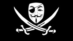 Anonymous pirates eyepatch Flags