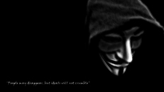 Anonymous Quotes V for