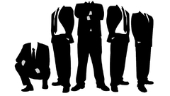 Anonymous suit digital art