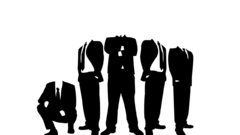 Anonymous suit monochrome
