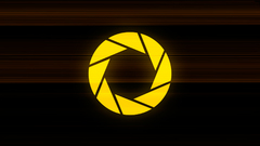 Aperture laboratories yellow logo