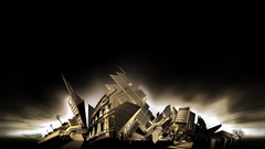 Apocalypse dark City abstract