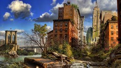 Apocalypse new york city post digital art