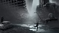 Apocalypse paintings horror apocalyptic cities cityscapes 