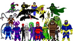 Apocalypse Venom comics drawings the joker magneto loki artwork 