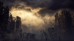 Apocalyptic artwork post-apocalyptic